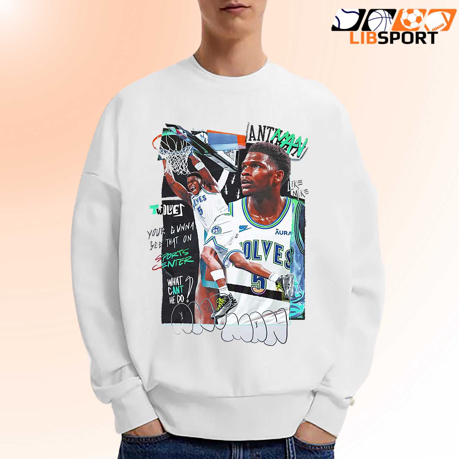 Antman Anthony Edwards T Shirt, Minnesota Timberwolves Shirt, Streetwear Tee